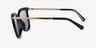 Michael Kors MK2079U Zermatt Noir MétalSoleil de Lunette de vue d'EyeBuyDirect, Vue de Côté