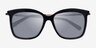 Michael Kors MK2079U Zermatt Noir MétalSoleil de Lunette de vue d'EyeBuyDirect, Vue Rapprochée