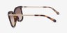 Michael Kors MK2079U Zermatt Dark Tortoise MetalSunglass Frames from EyeBuyDirect, Side View