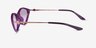 Armani Exchange AX4152SU Opalescent Purple MétalSoleil de Lunette de vue d'EyeBuyDirect, Vue de Côté