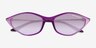 Armani Exchange AX4152SU Opalescent Purple MétalSoleil de Lunette de vue d'EyeBuyDirect, Vue Rapprochée