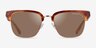 Coach HC8326 Caramel Tortoise Light Gold AcetateSunglass Frames from EyeBuyDirect, Front View