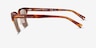 Coach HC8326 Caramel Tortoise Light Gold AcetateSunglass Frames from EyeBuyDirect, Side View