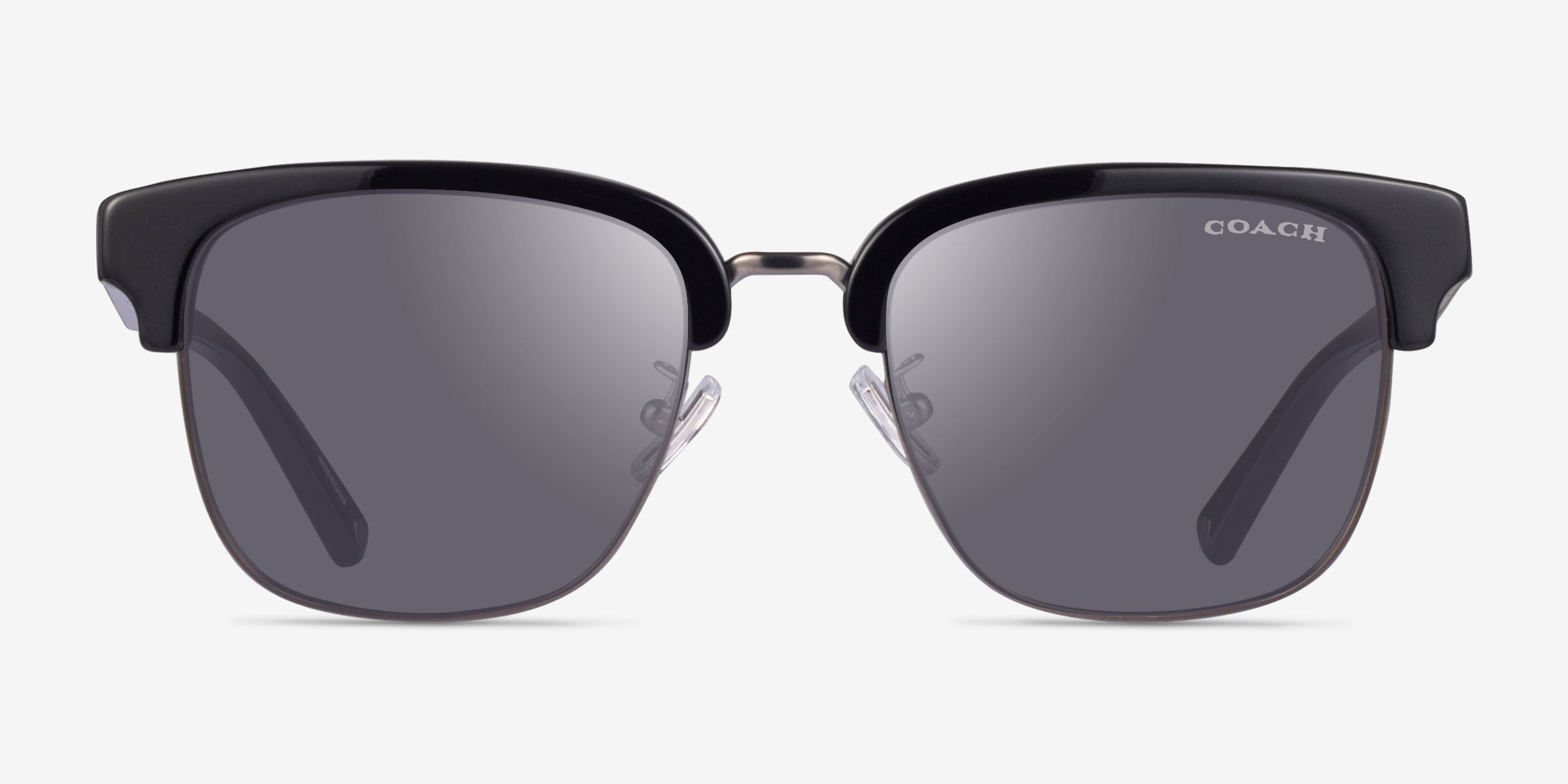 Coach HC8326 - Browline Black Gunmetal Frame Prescription