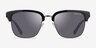 Coach HC8326 Black Gunmetal AcetateSunglass Frames from EyeBuyDirect, Front View