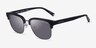 Coach HC8326 Black Gunmetal AcetateSunglass Frames from EyeBuyDirect, Angle View