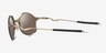 Oakley Tailend Ti Matte Gold TitaniumSunglass Frames from EyeBuyDirect, Side View