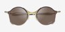 Oakley Tailend Ti Matte Gold TitaniumSunglass Frames from EyeBuyDirect, Closed View