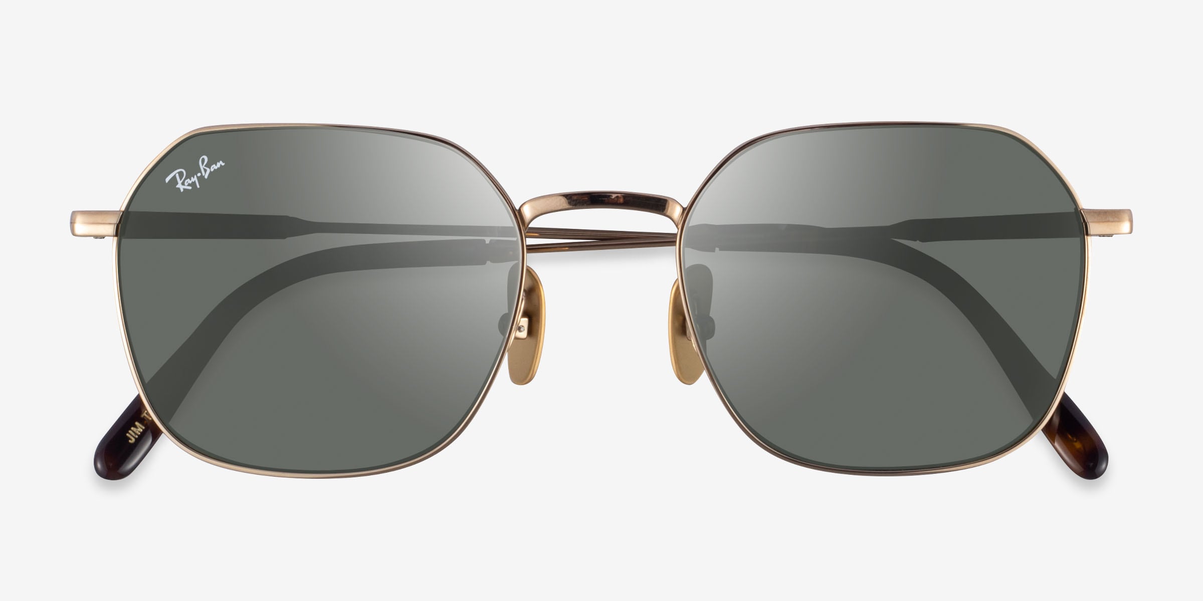 takページ RAYS ① Ray-Ban RB8094 Jim Titanium - Geometric Silver Frame Prescription