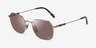 Ray-Ban RB8094 Jim Titanium Light Brown TitaniumSunglass Frames from EyeBuyDirect, Angle View