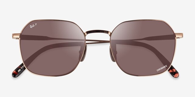 Ray-Ban RB8094 Jim Titanium Light Brown TitaniumSunglass Frames from EyeBuyDirect, Closed View