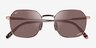 Ray-Ban RB8094 Jim Titanium Light Brown TitaniumSunglass Frames from EyeBuyDirect, Closed View