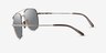 Ray-Ban RB8097 William Titanium Silver TitaniumSunglass Frames from EyeBuyDirect, Side View