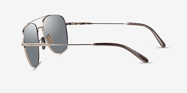 Ray-Ban RB8097 William Titanium Silver TitaniumSunglass Frames from EyeBuyDirect, Side View