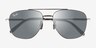 Ray-Ban RB8097 William Titanium Silver TitaniumSunglass Frames from EyeBuyDirect, Closed View