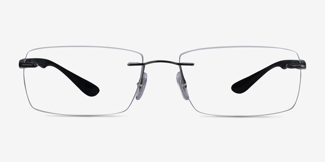 Ray-Ban RB8724 Gunmetal TitaniumEyeglass Frames from EyeBuyDirect, Front View