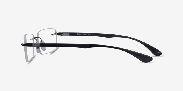Ray-Ban RB8724 Gunmetal TitaniumEyeglass Frames from EyeBuyDirect, Side View