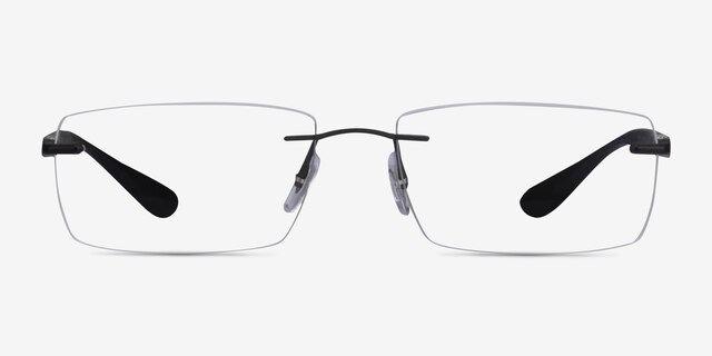 Ray-Ban RB8724 Black TitaniumEyeglass Frames from EyeBuyDirect, Front View