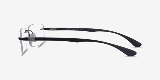 Ray-Ban RB8724 Black TitaniumEyeglass Frames from EyeBuyDirect, Side View