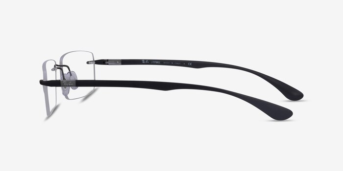 Ray-Ban RB8724 Black Titanium Eyeglass Frames from EyeBuyDirect