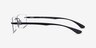 Ray-Ban RB8724 Black TitaniumEyeglass Frames from EyeBuyDirect, Side View