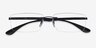 Ray-Ban RB8724 Black TitaniumEyeglass Frames from EyeBuyDirect, Closed View