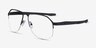 Oakley Tenon Satin Black TitaniumEyeglass Frames from EyeBuyDirect, Angle View