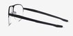 Oakley Tenon Satin Black TitaniumEyeglass Frames from EyeBuyDirect, Side View