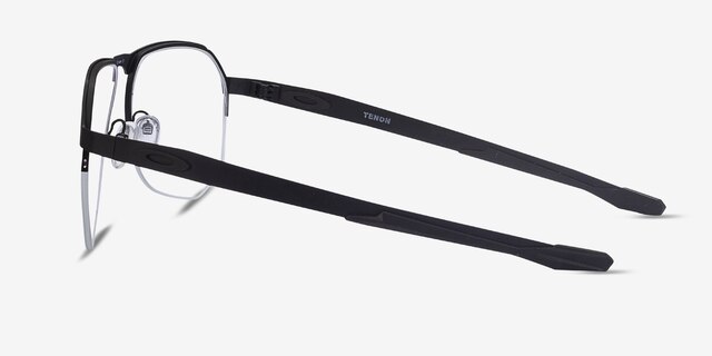 Oakley Tenon Satin Black TitaniumEyeglass Frames from EyeBuyDirect, Side View