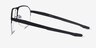 Oakley Tenon Satin Black TitaniumEyeglass Frames from EyeBuyDirect, Side View
