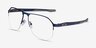 Oakley Tenon Matte Midnight TitaniumEyeglass Frames from EyeBuyDirect, Angle View