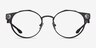 Oakley OX5141 Deadbolt Black TitaniumEyeglass Frames from EyeBuyDirect, Front View