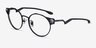 Oakley OX5141 Deadbolt Black TitaniumEyeglass Frames from EyeBuyDirect, Angle View