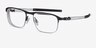 Oakley Truss Rod 0.5 Gunmetal TitaniumEyeglass Frames from EyeBuyDirect, Angle View