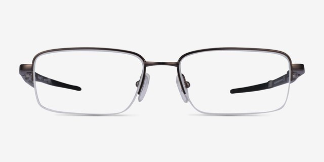 Oakley Gauge 5.1 Gunmetal TitaniumEyeglass Frames from EyeBuyDirect, Front View