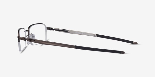 Oakley Gauge 5.1 Gunmetal TitaniumEyeglass Frames from EyeBuyDirect, Side View