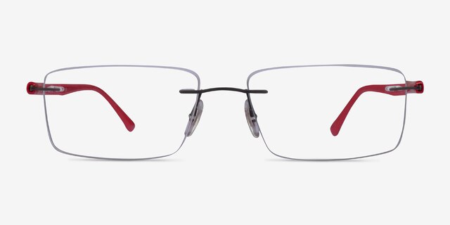 Ray-Ban RB8694 Gunmetal Red TitaniumEyeglass Frames from EyeBuyDirect, Front View