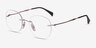 Ray-Ban RB8747 Bronze TitaniumEyeglass Frames from EyeBuyDirect, Angle View