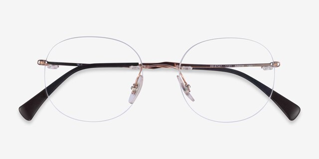 Ray-Ban RB8747 Bronze TitaniumEyeglass Frames from EyeBuyDirect, Closed View