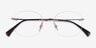 Ray-Ban RB8747 Bronze TitaniumEyeglass Frames from EyeBuyDirect, Closed View