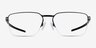 Oakley Sway Bar 0.5 Satin Black TitaniumEyeglass Frames from EyeBuyDirect, Front View