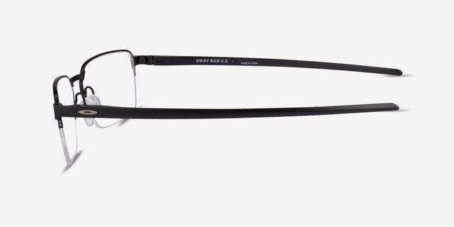 Oakley Sway Bar 0.5 Satin Black TitaniumEyeglass Frames from EyeBuyDirect, Side View