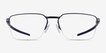 Oakley Sway Bar 0.5 Matte Midnight TitaniumEyeglass Frames from EyeBuyDirect, Front View