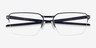 Oakley Sway Bar 0.5 Matte Midnight TitaniumEyeglass Frames from EyeBuyDirect, Closed View