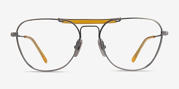 Ray-Ban RB8064V Demi Gloss Pewter Titanium Eyeglass Frames