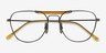 Ray-Ban RB8064V Demi Gloss Pewter TitaniumEyeglass Frames from EyeBuyDirect, Closed View
