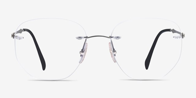 Ray-Ban RB8754 Lightray Matte Dark Gunmetal TitaniumEyeglass Frames from EyeBuyDirect, Front View
