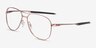 Oakley Contrail Ti Rx Satin Rose Gold TitaniumEyeglass Frames from EyeBuyDirect, Angle View