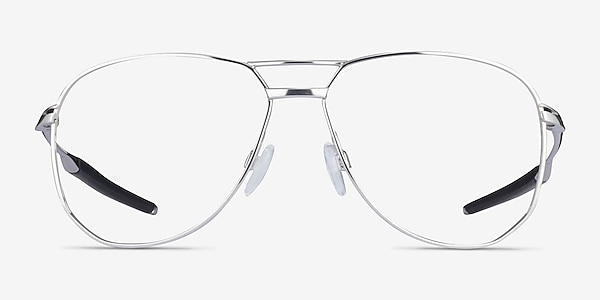 Oakley Contrail Ti Rx Polished Chrome Titanium Eyeglass Frames