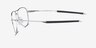 Oakley Contrail Ti Rx Polished Chrome TitaniumEyeglass Frames from EyeBuyDirect, Side View